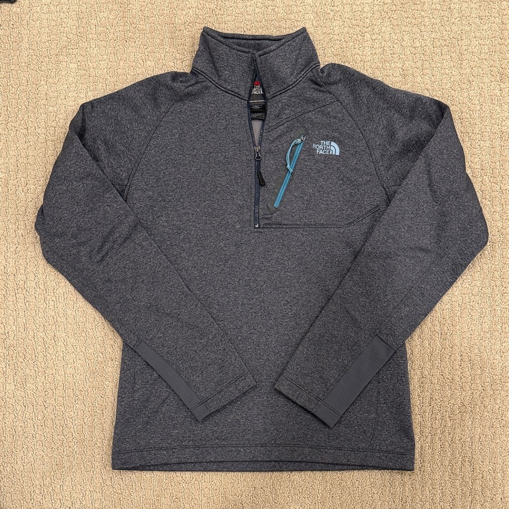 The North Face Men's Charcoal 1/4-Zip Jacket